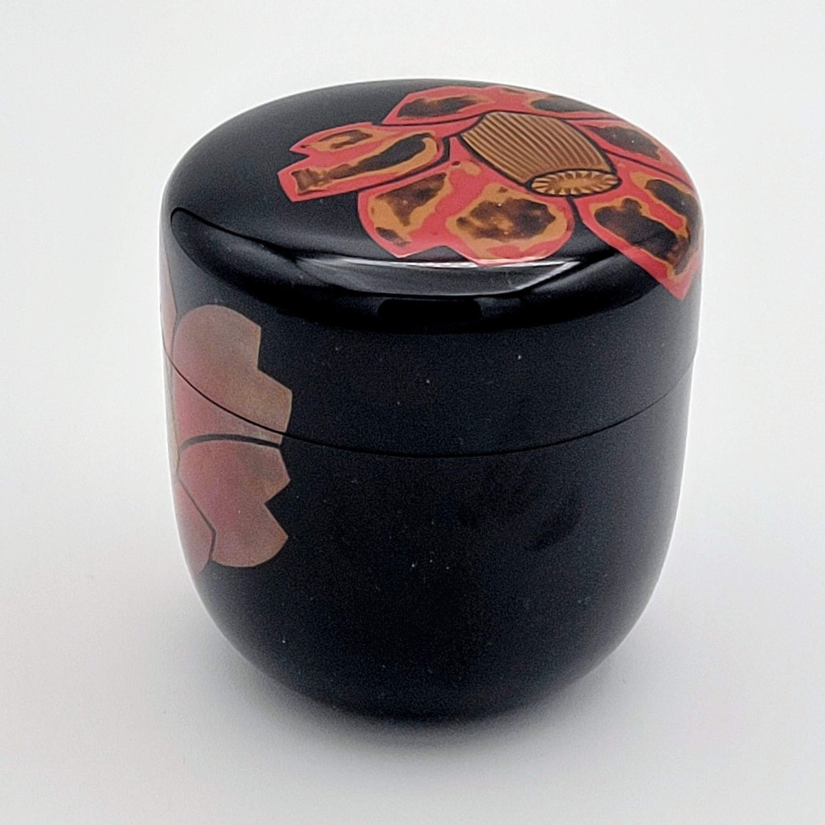 Camellia usucha natsume 椿紋薄茶器 Oshita Kosen